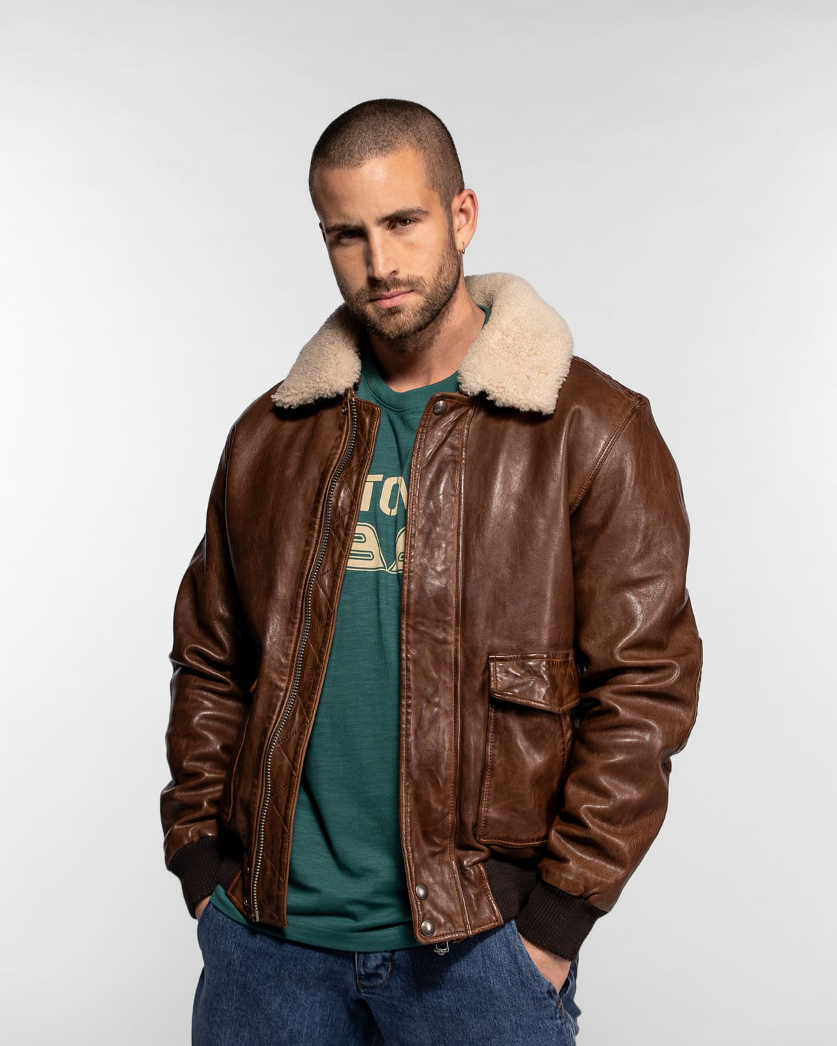 Blouson aviateur cuir Daytona 73