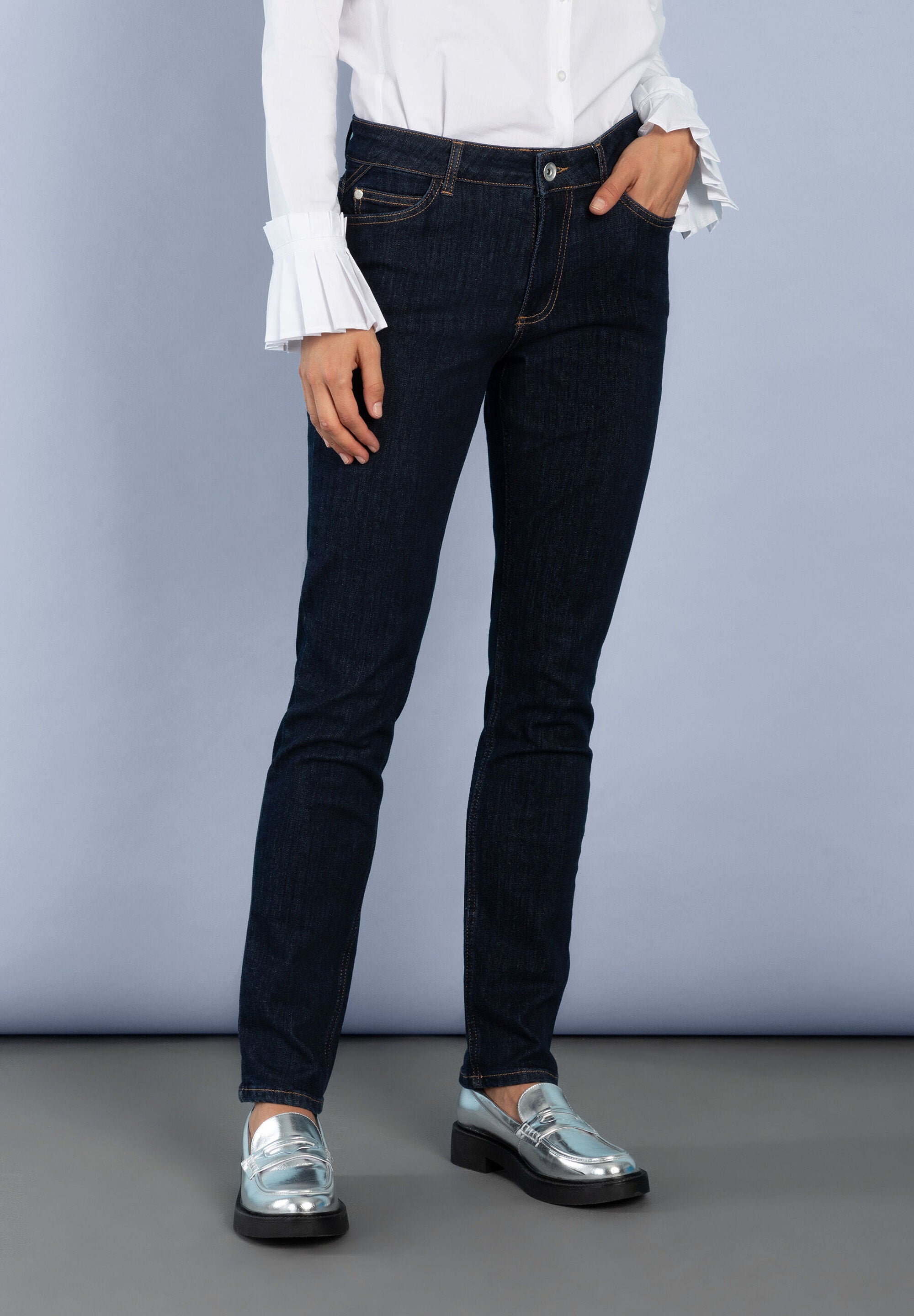 Jean slim denim bleu foncé MORE & MORE