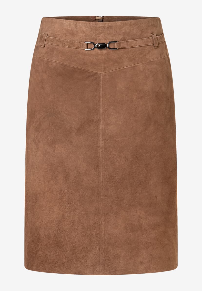 jupe en daim MORE&MORE