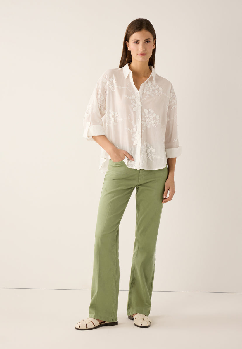 Pantalon vert olive MORE & MORE
