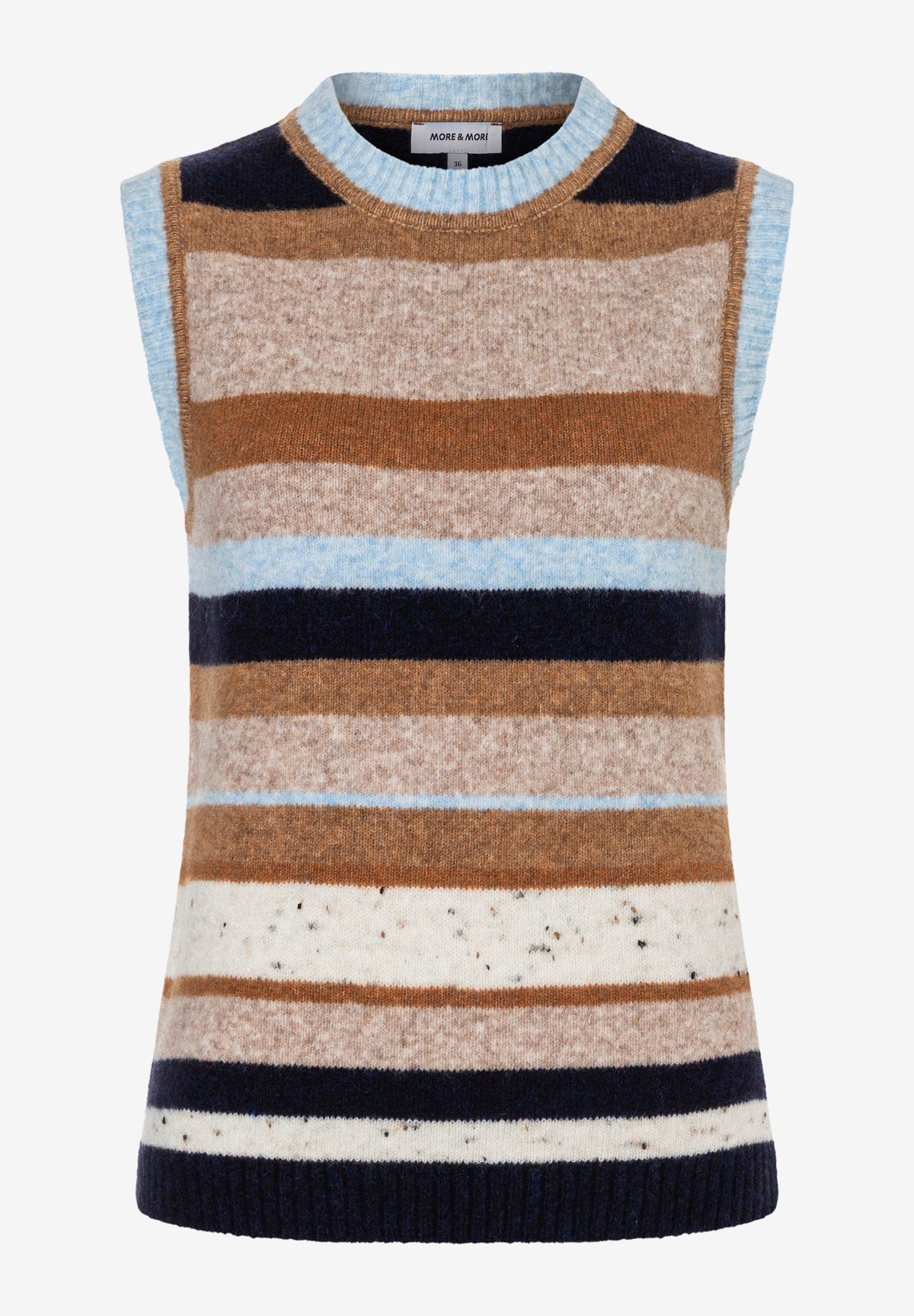 Pull rayé sans manches More & More