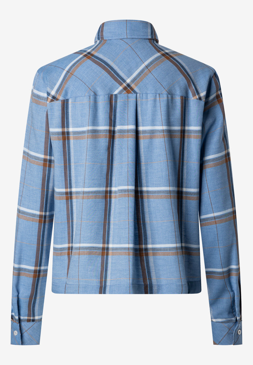 Blouse à carreaux et nœud More & More