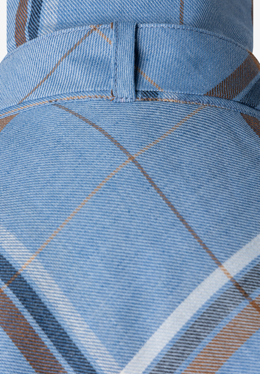 Blouse à carreaux et nœud More & More
