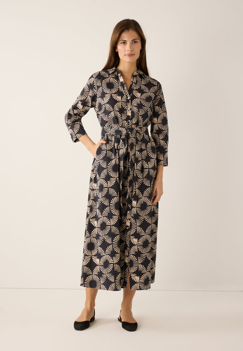Robe chemise longue imprimée MORE & MORE