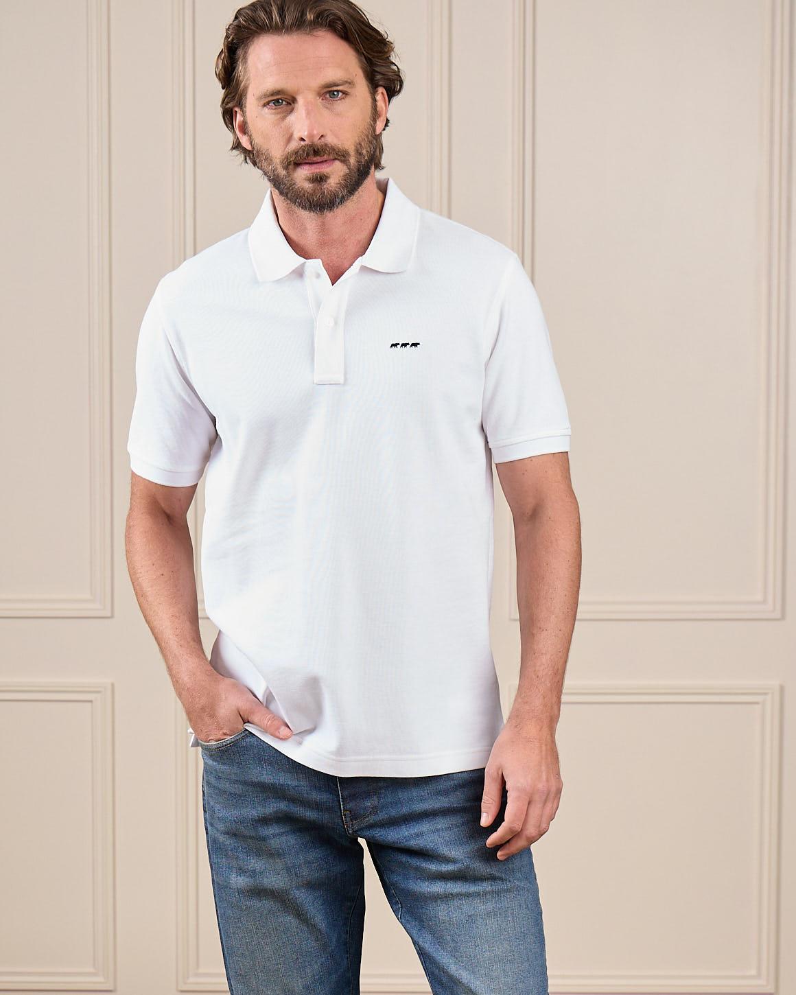 Polo blanc MISE AU GREEN