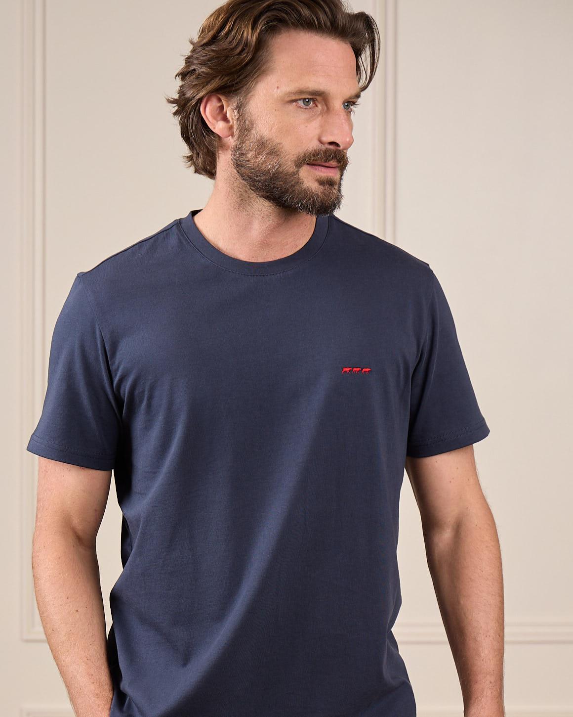 T-shirt bleu marine MISE AU GREEN