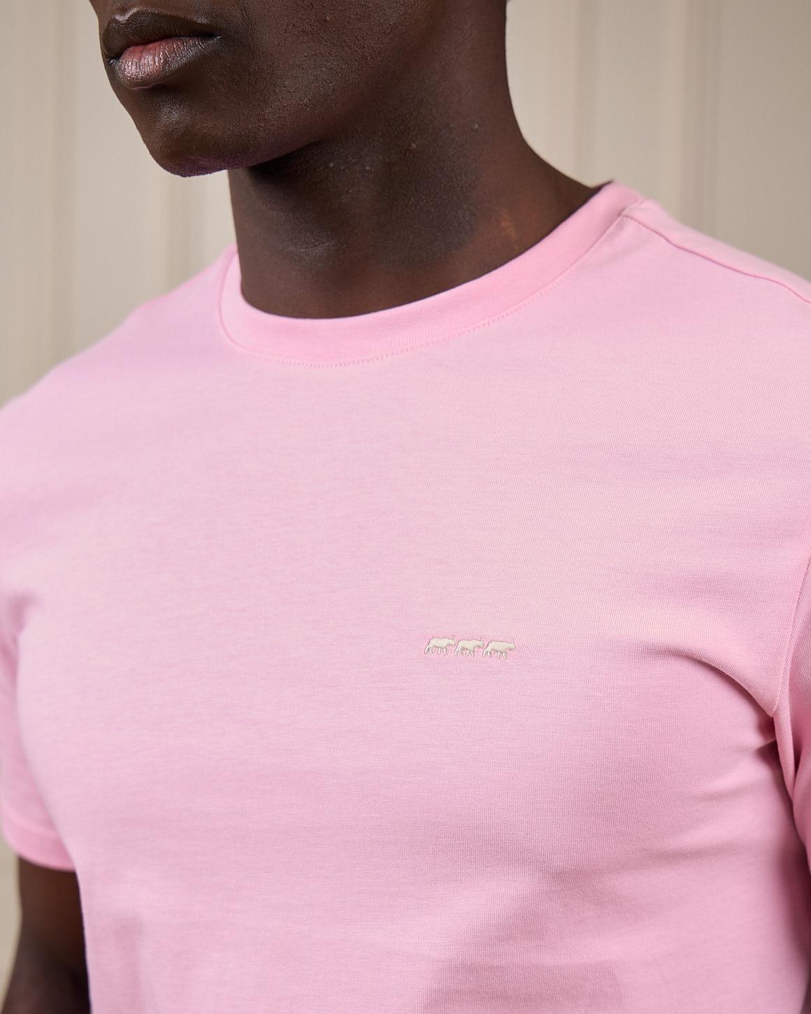 T-shirt rose bonbon MISE AU GREEN