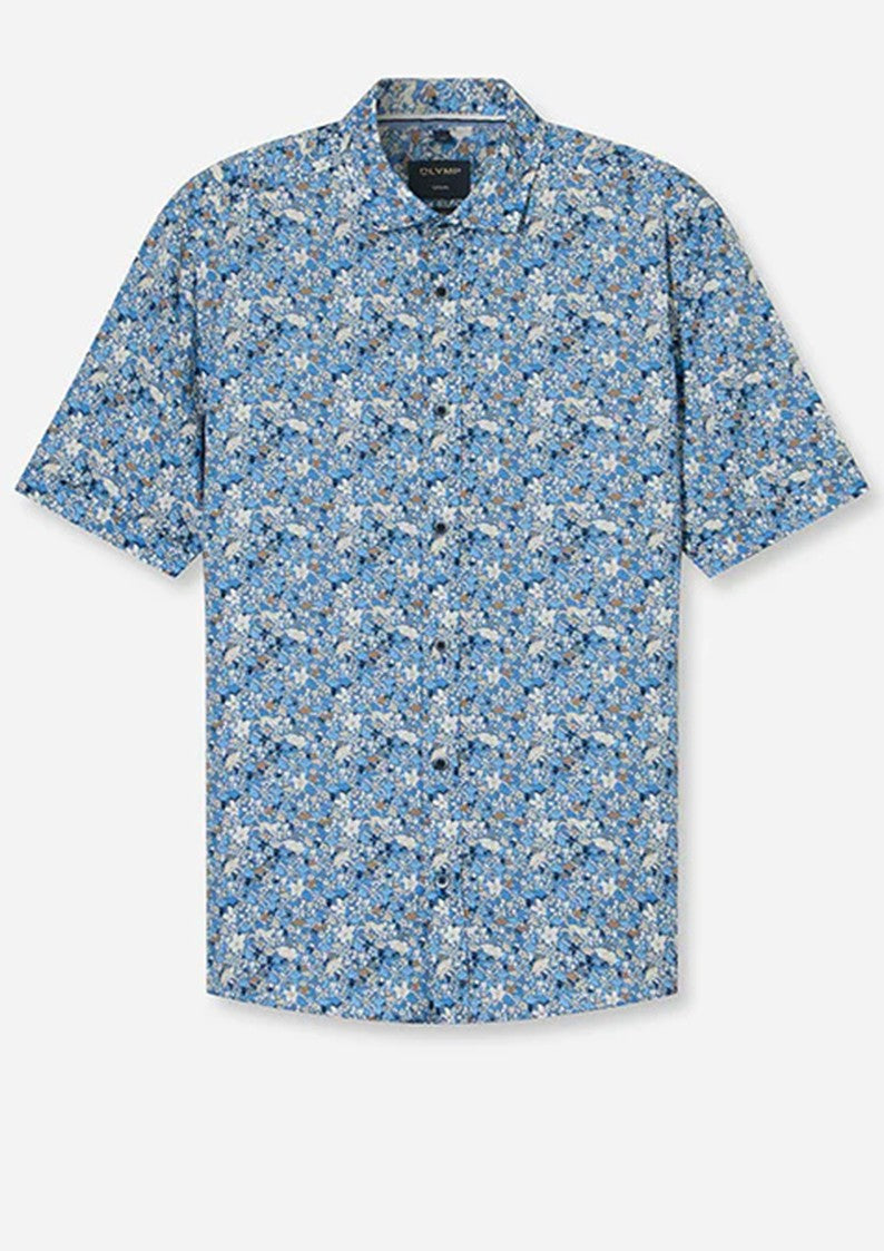 Chemisette sport imprimé fleuri OLYMP