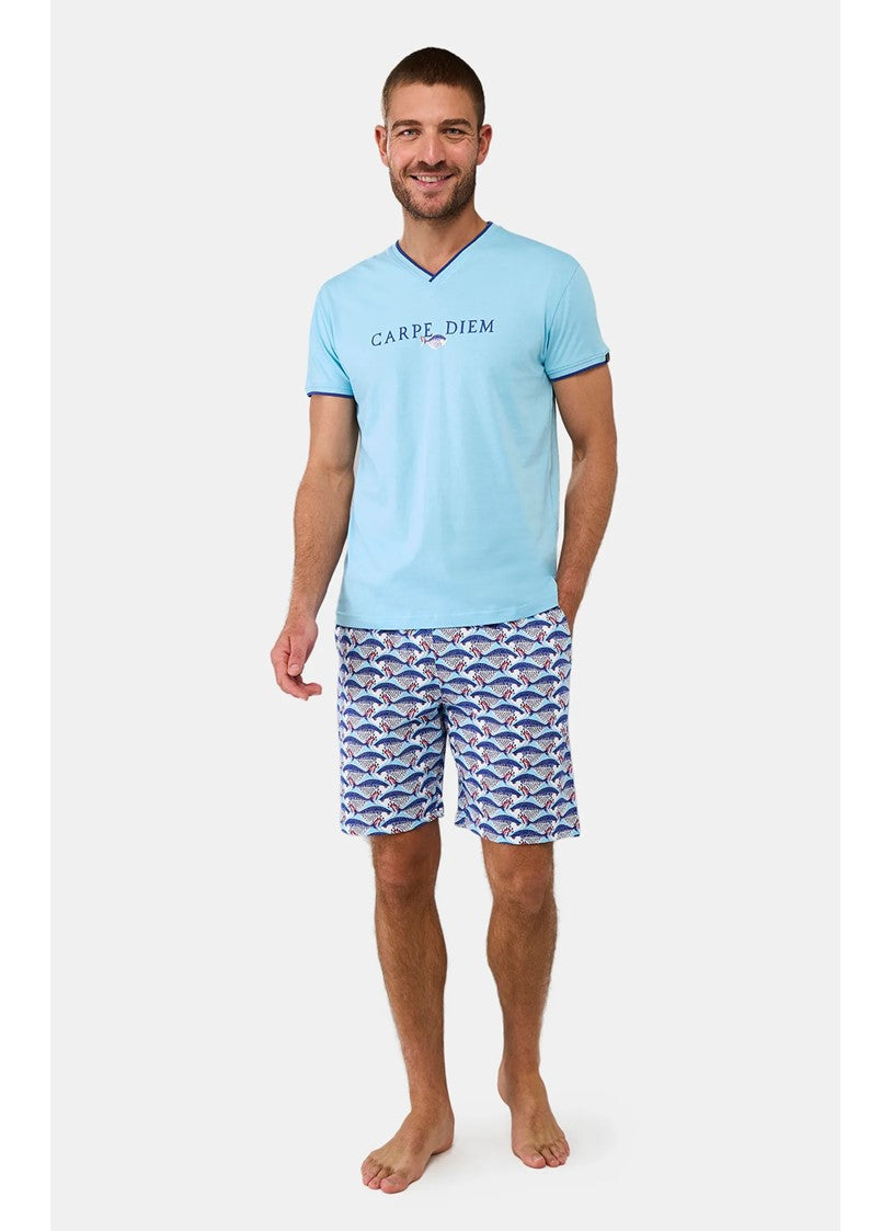 Ensemble pyjama en coton Carpe Diem ARTHUR