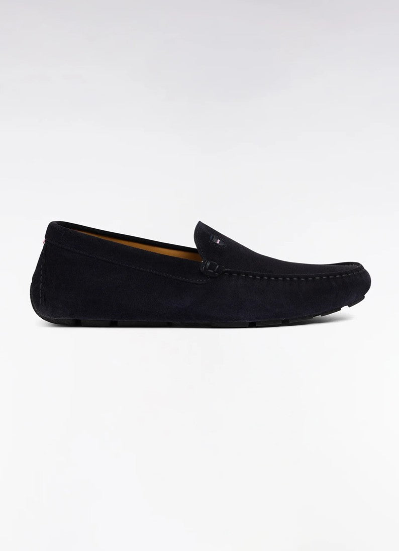 Mocassins en cuir suédé marine EDEN PARK
