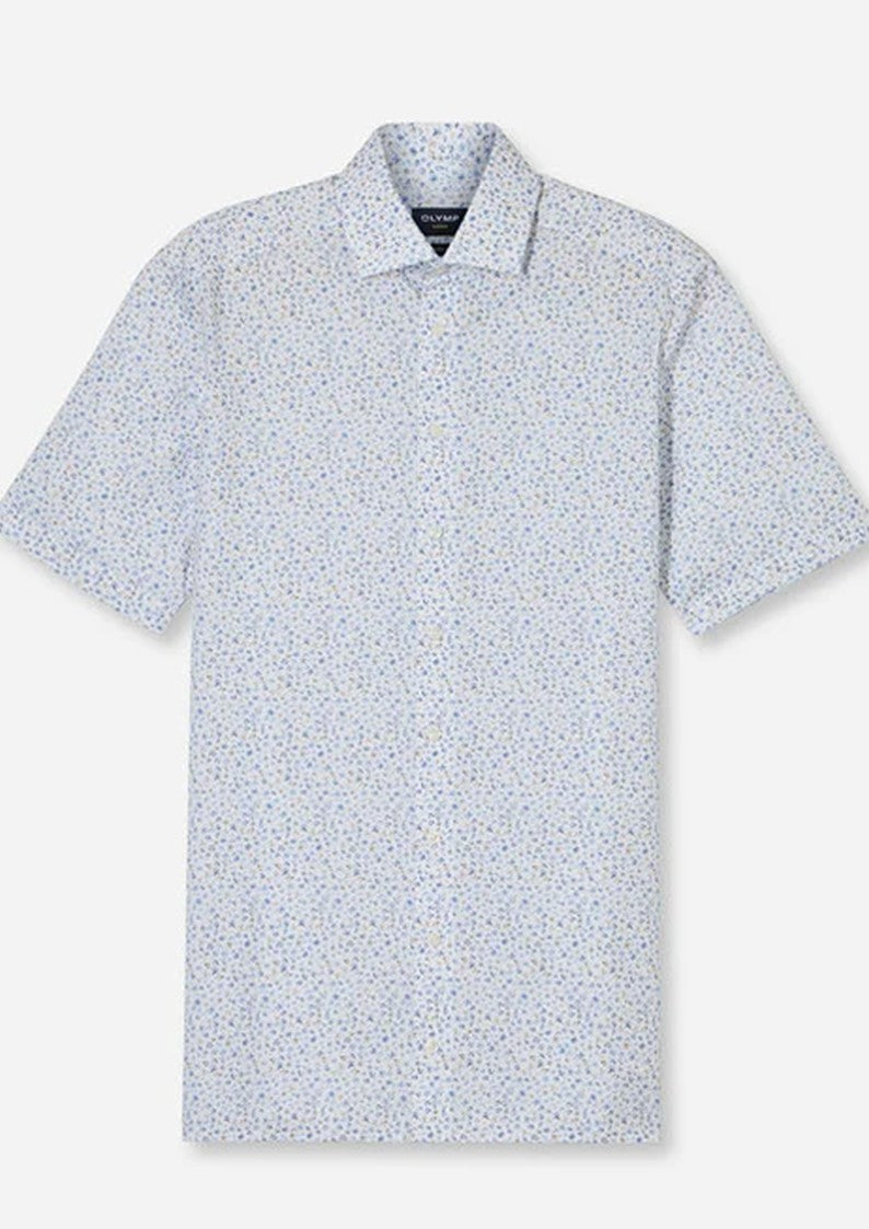 Chemisette motif floral coupe droite OLYMP