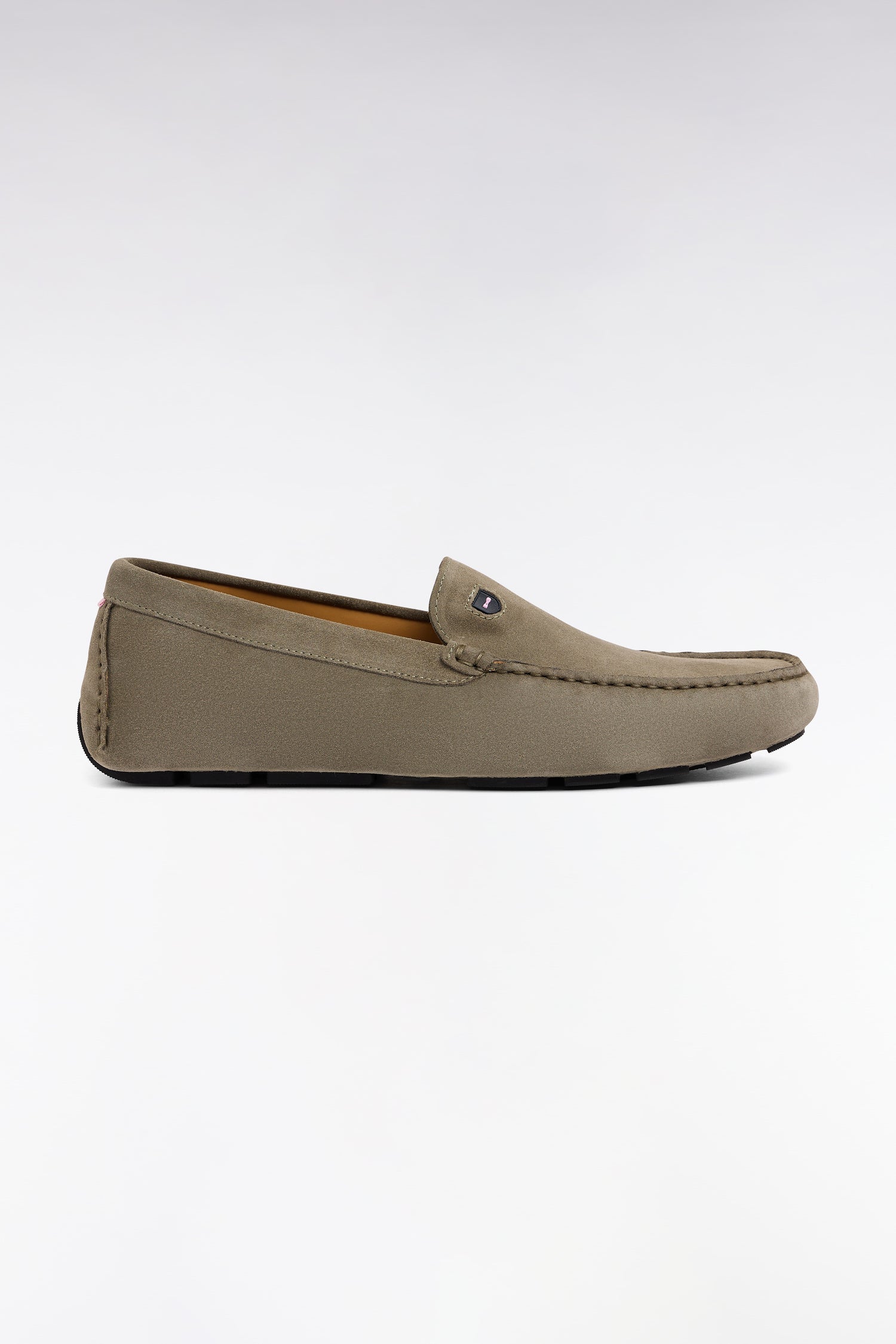 Mocassins en cuir suédé beige EDEN PARK