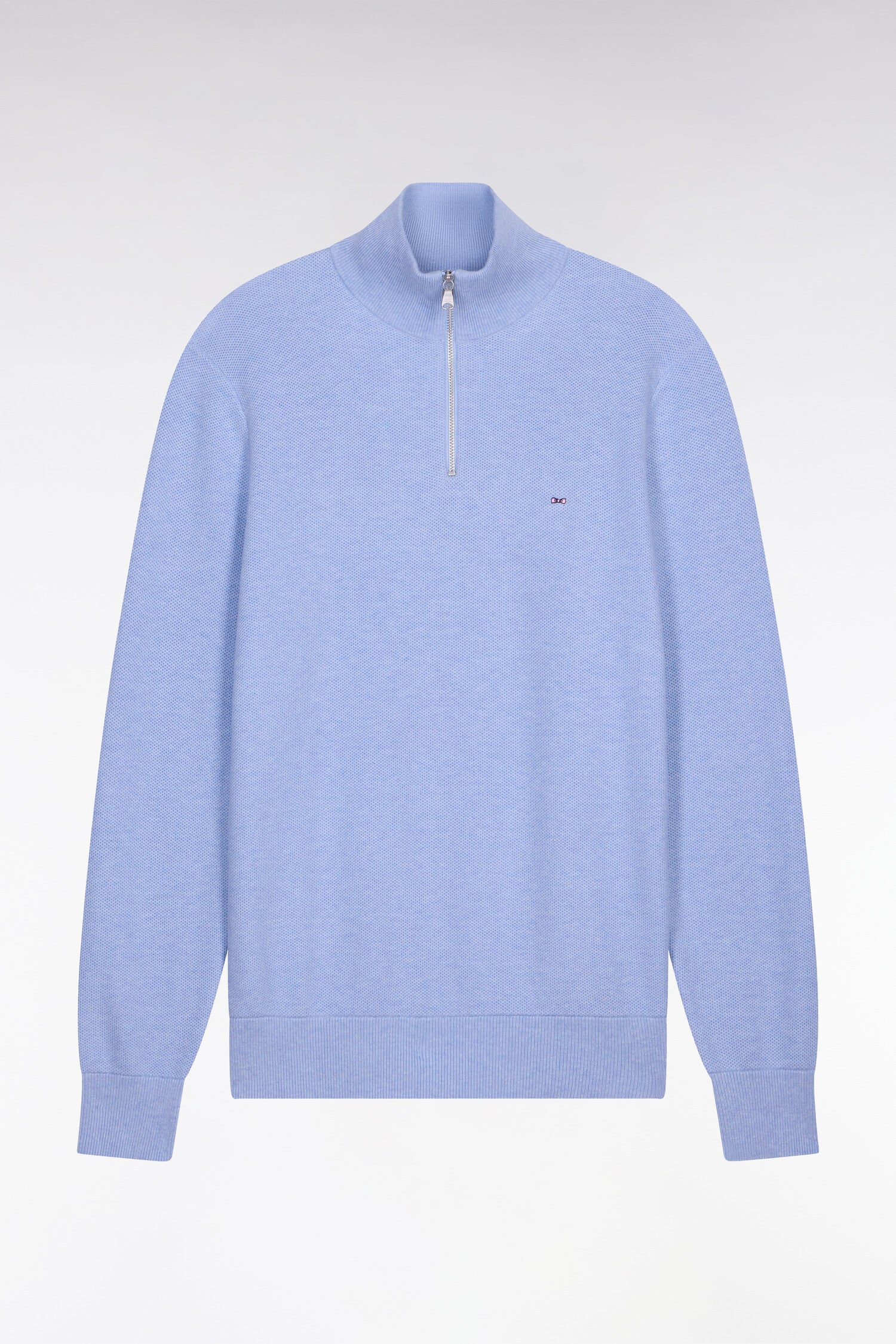 Pull col camionneur en coton ciel EDEN PARK