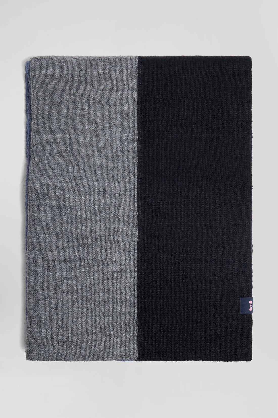 Echarpe colorblock bleu marine EDEN PARK