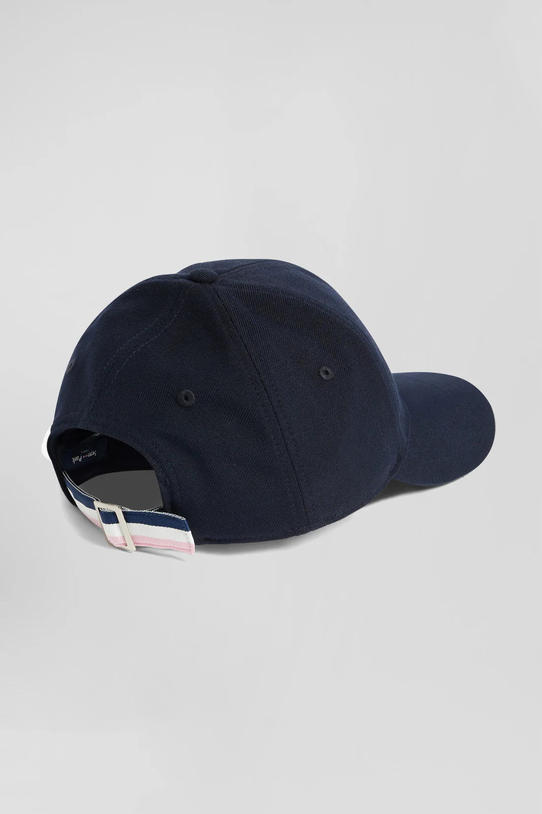 Casquette bleu marine badge gomme galon tricolore EDEN PARK