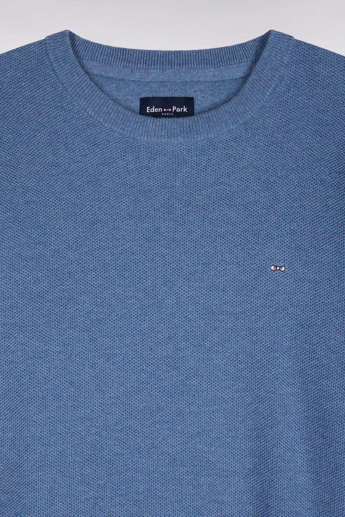 Pull col rond en coton nid d'Abeille Eden Park