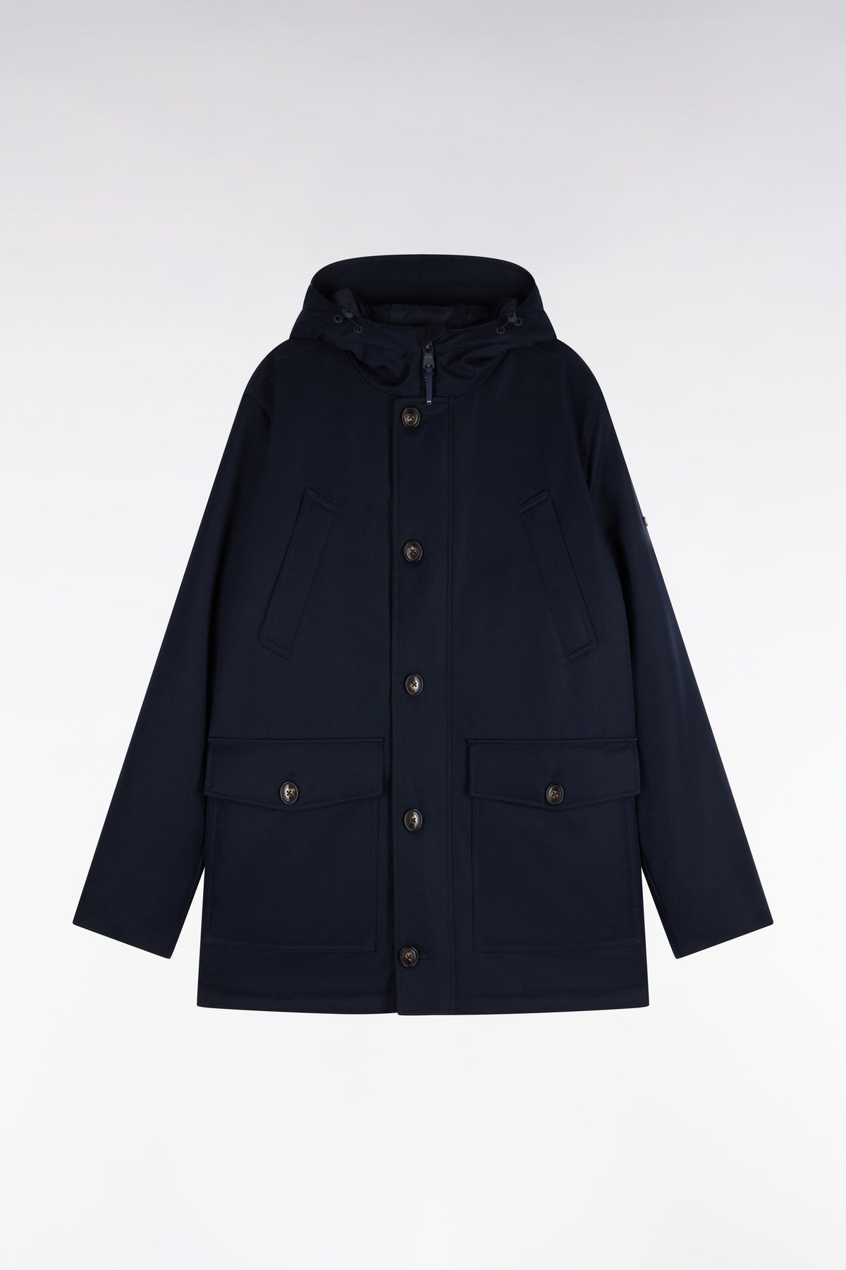 Parka boutonnée marine Eden Park