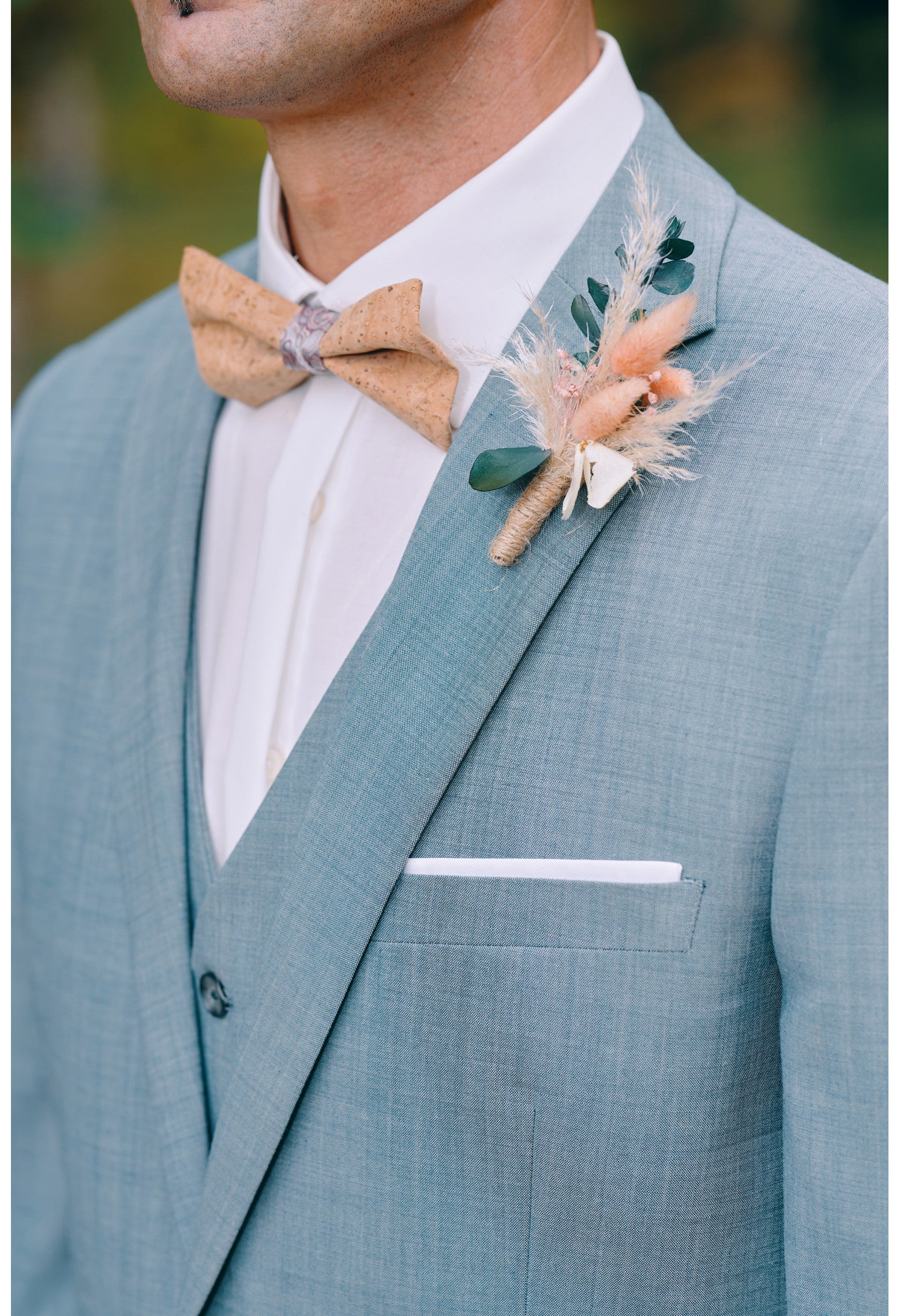 Costume poly laine céladon HAFNIUM