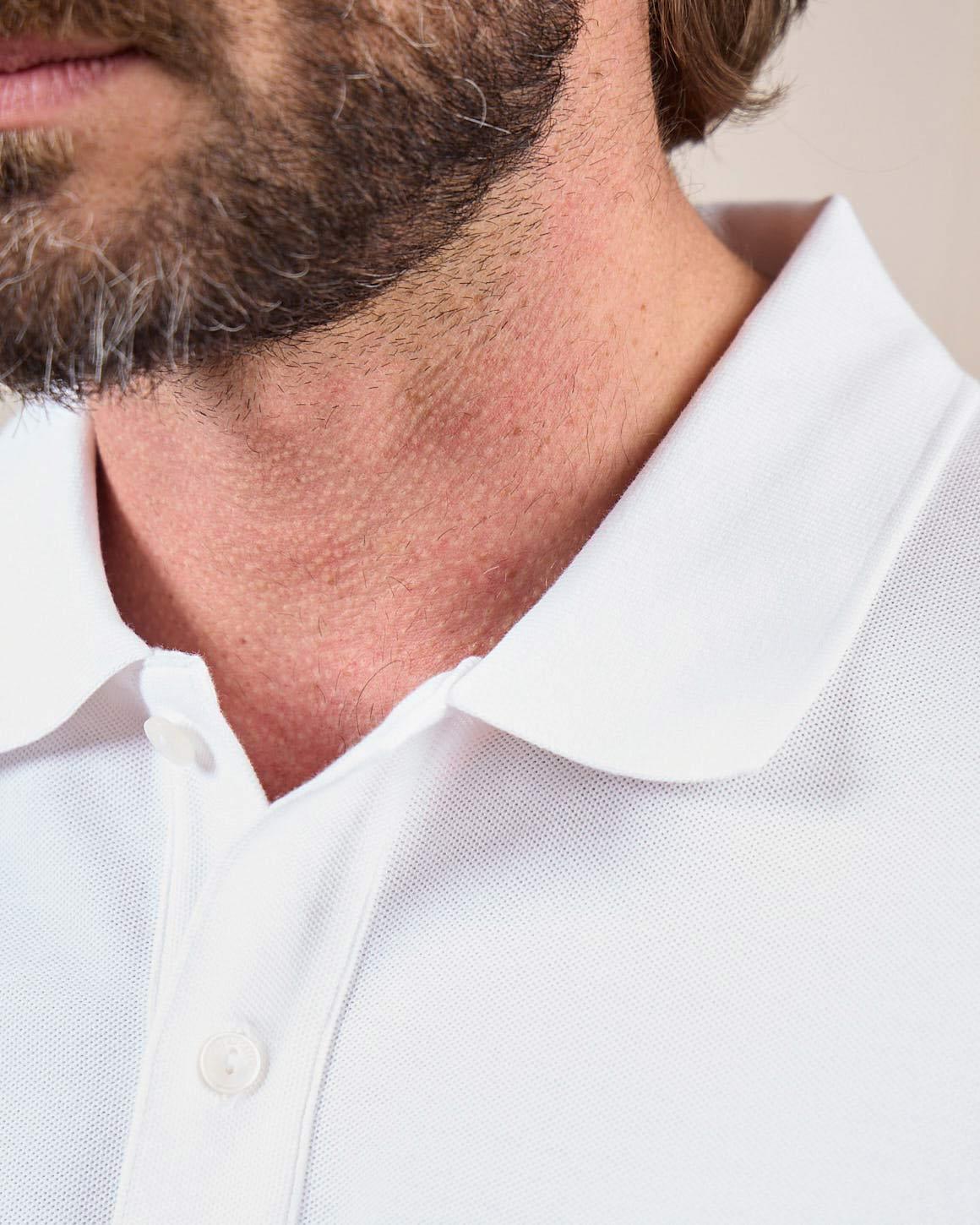 Polo blanc MISE AU GREEN