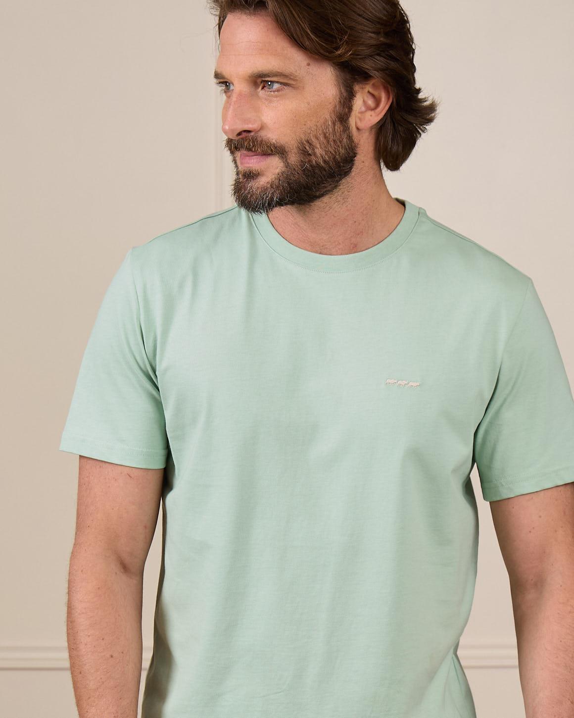 T-shirt vert eau MISE AU GREEN