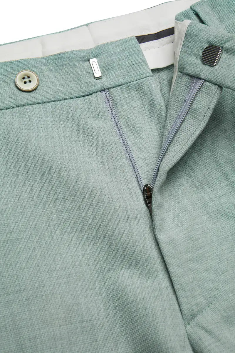 Pantalon de costume vert clair DIGEL