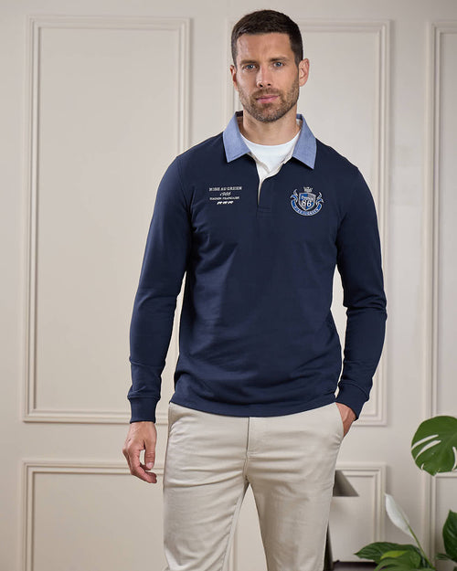 Polo Rugby avec blason Mise au Green