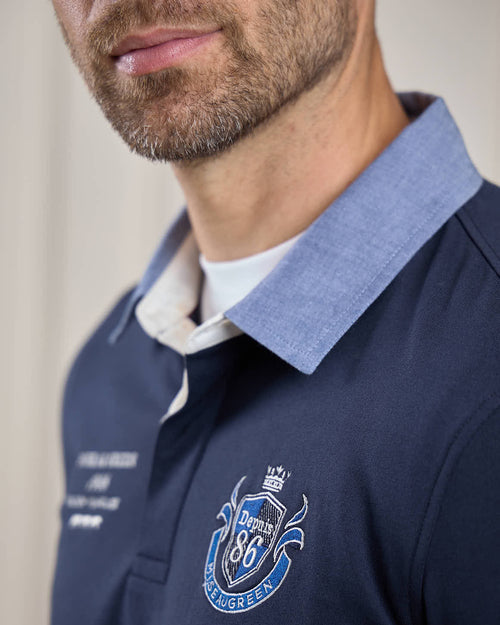 Polo Rugby avec blason Mise au Green