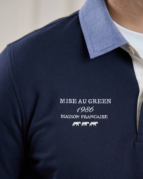 Polo Rugby avec blason Mise au Green