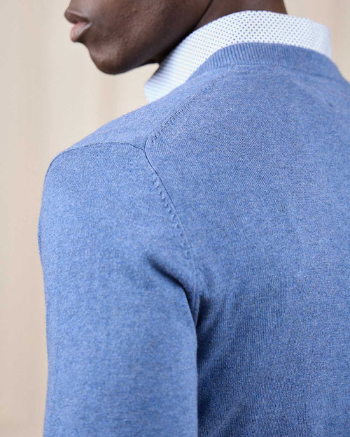 Pull col V Mise au Green