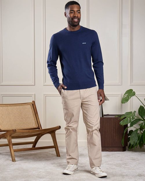 Pull col rond Mise au Green