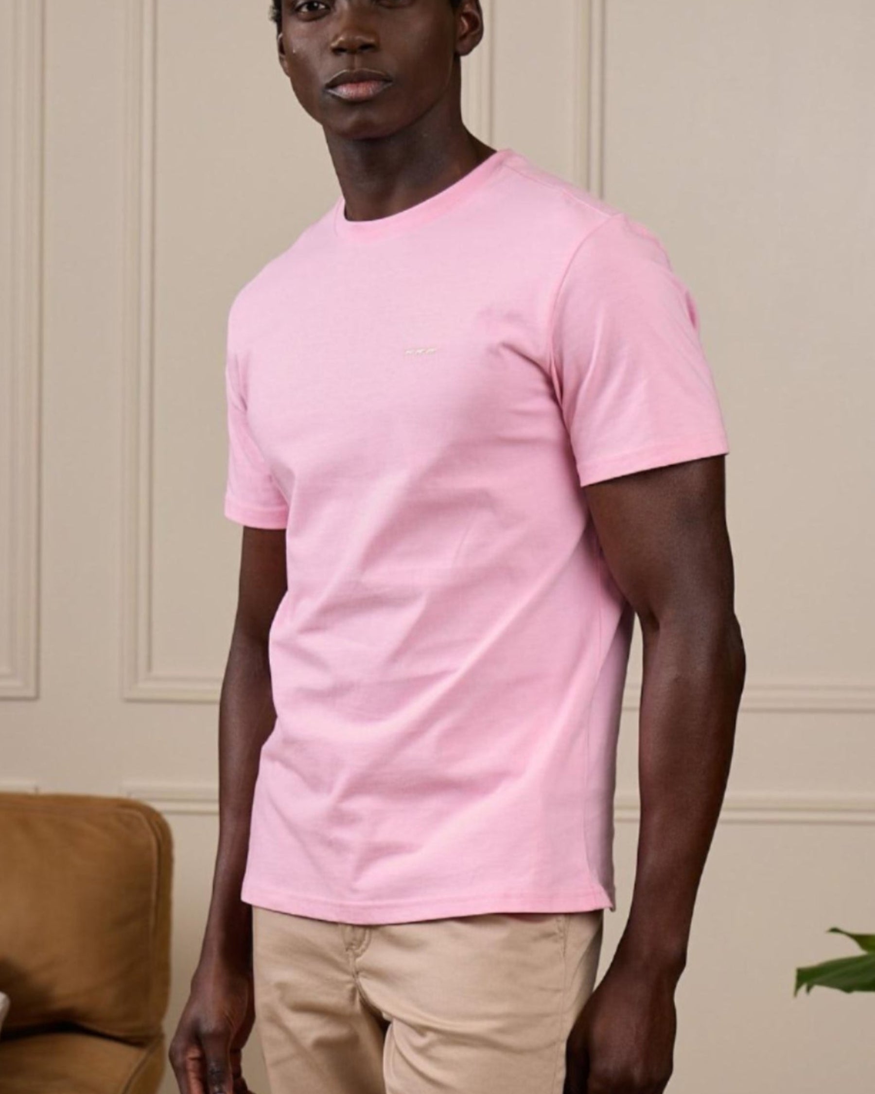 T-shirt rose bonbon MISE AU GREEN