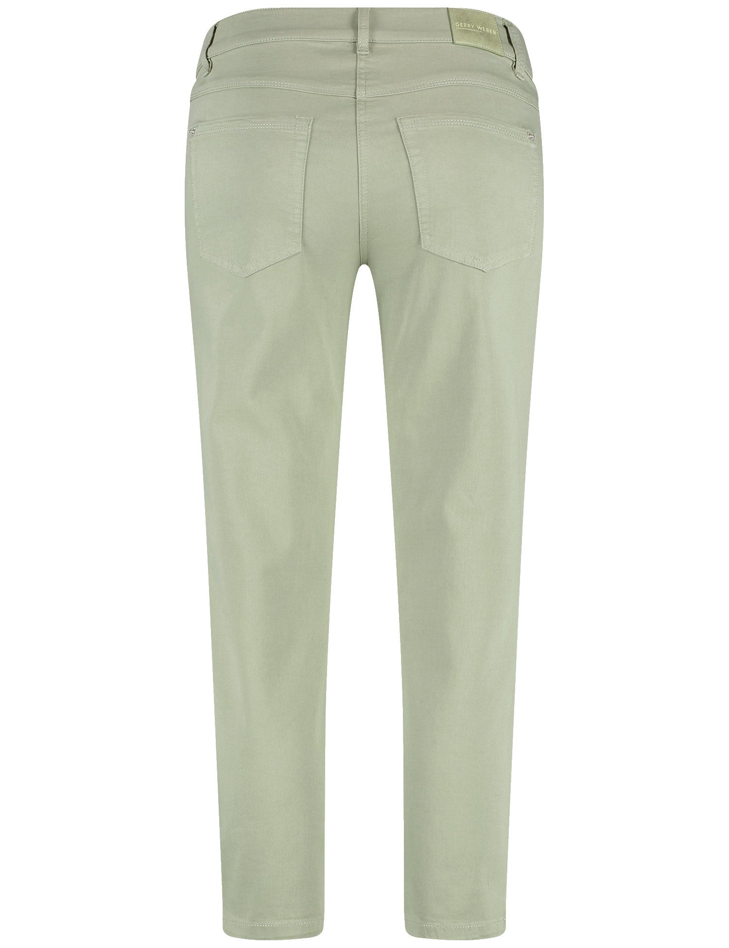 Pantalon toile cinq poches longueur 3/4 vert tilleul GERRY WEBER