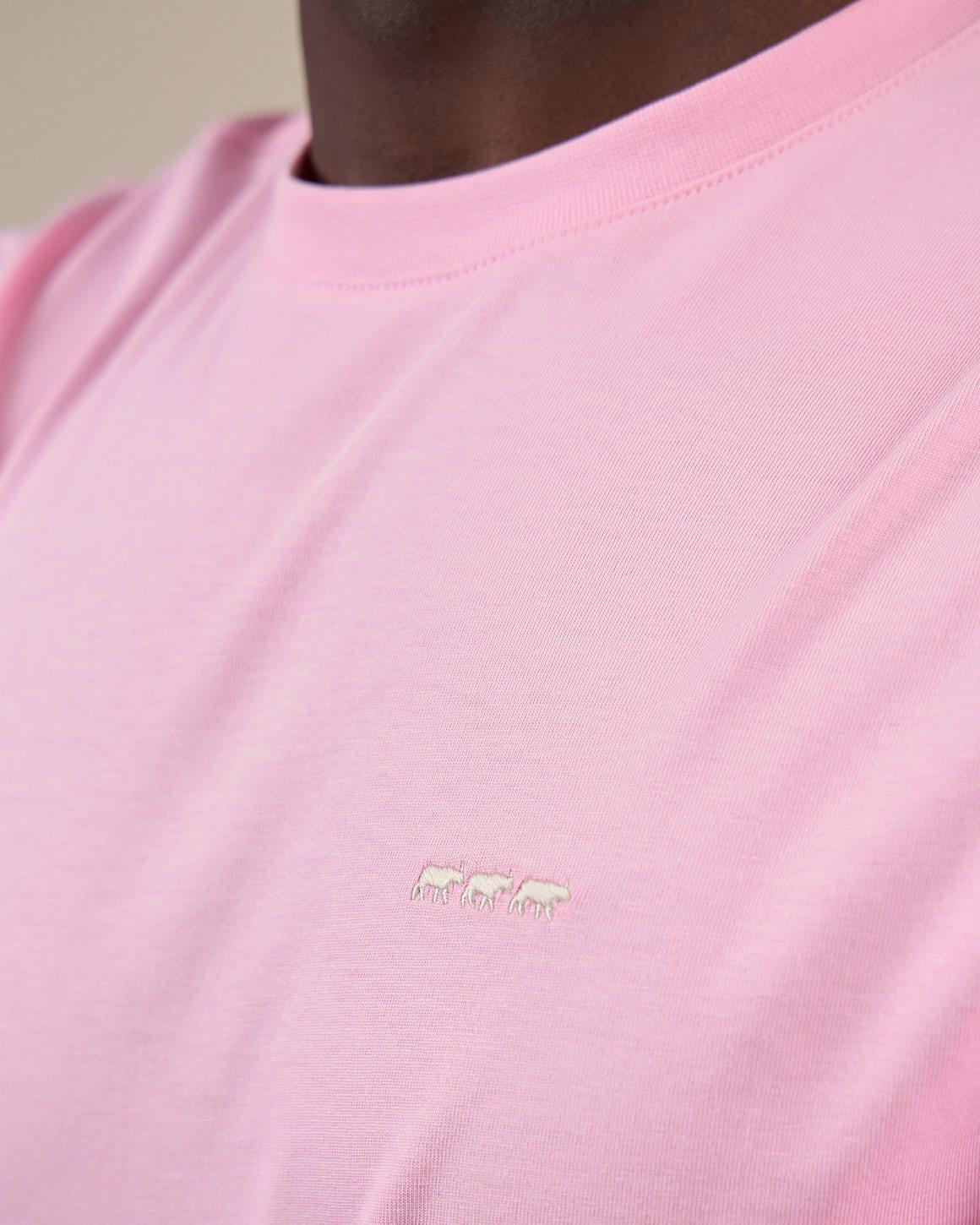 T-shirt rose bonbon MISE AU GREEN
