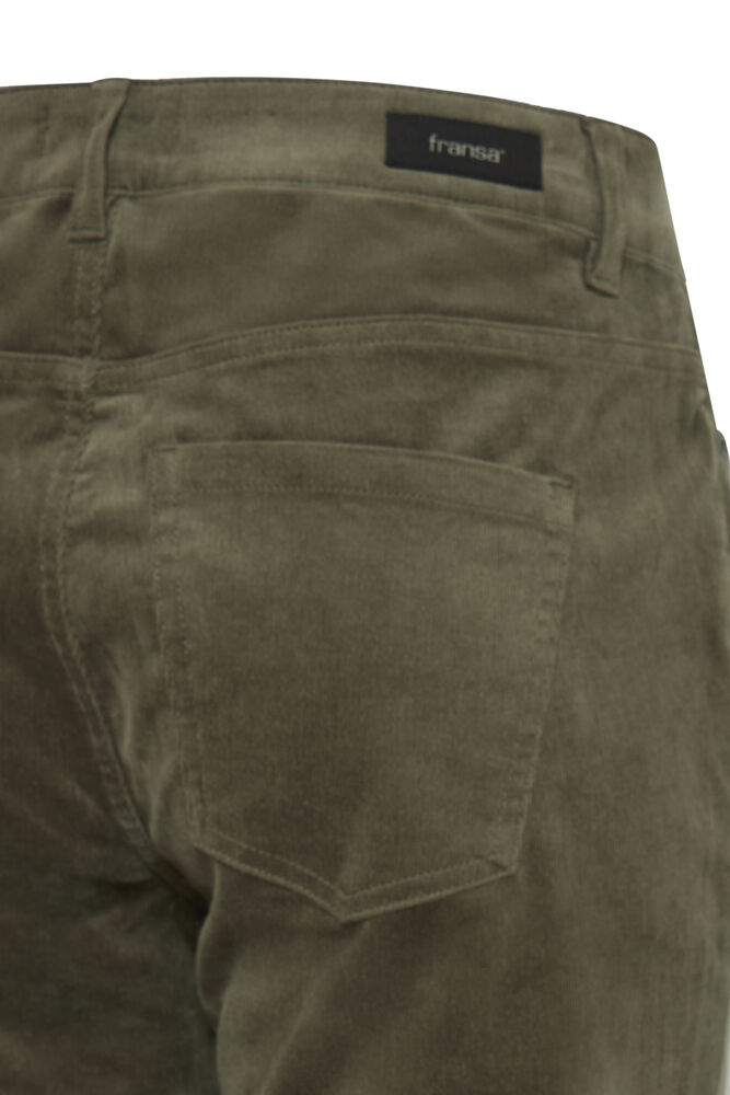 Pantalon en Velours Côtelé Kaki Fransa