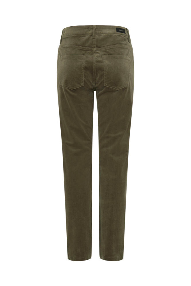 Pantalon en Velours Côtelé Kaki Fransa