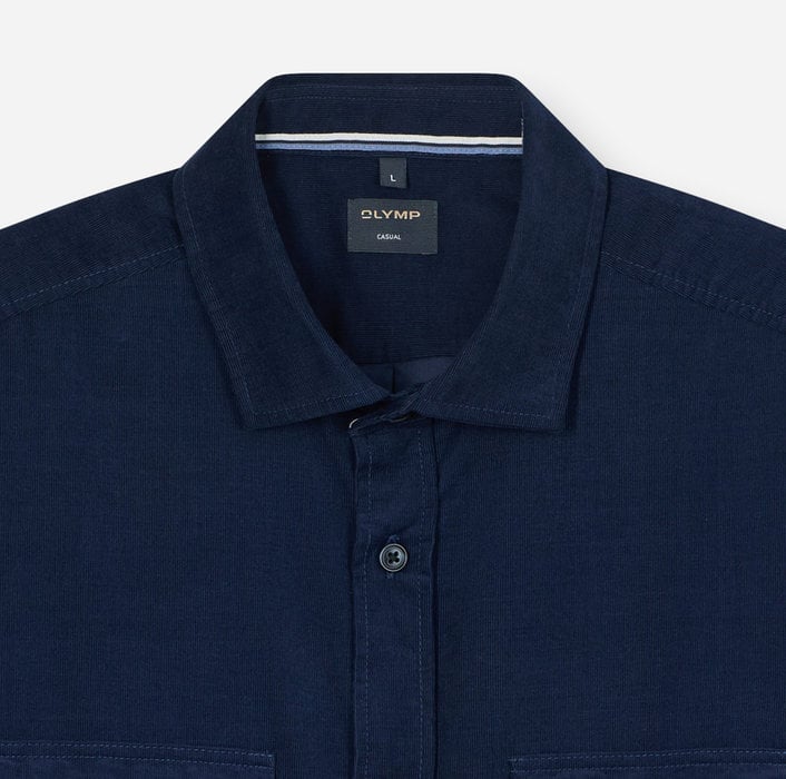 Chemise décontractée velours OLYMP