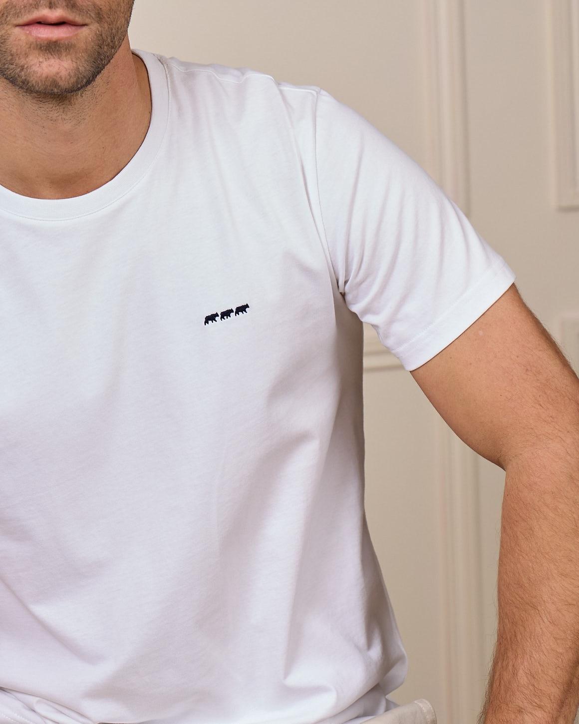 T-shirt blanc MISE AU GREEN