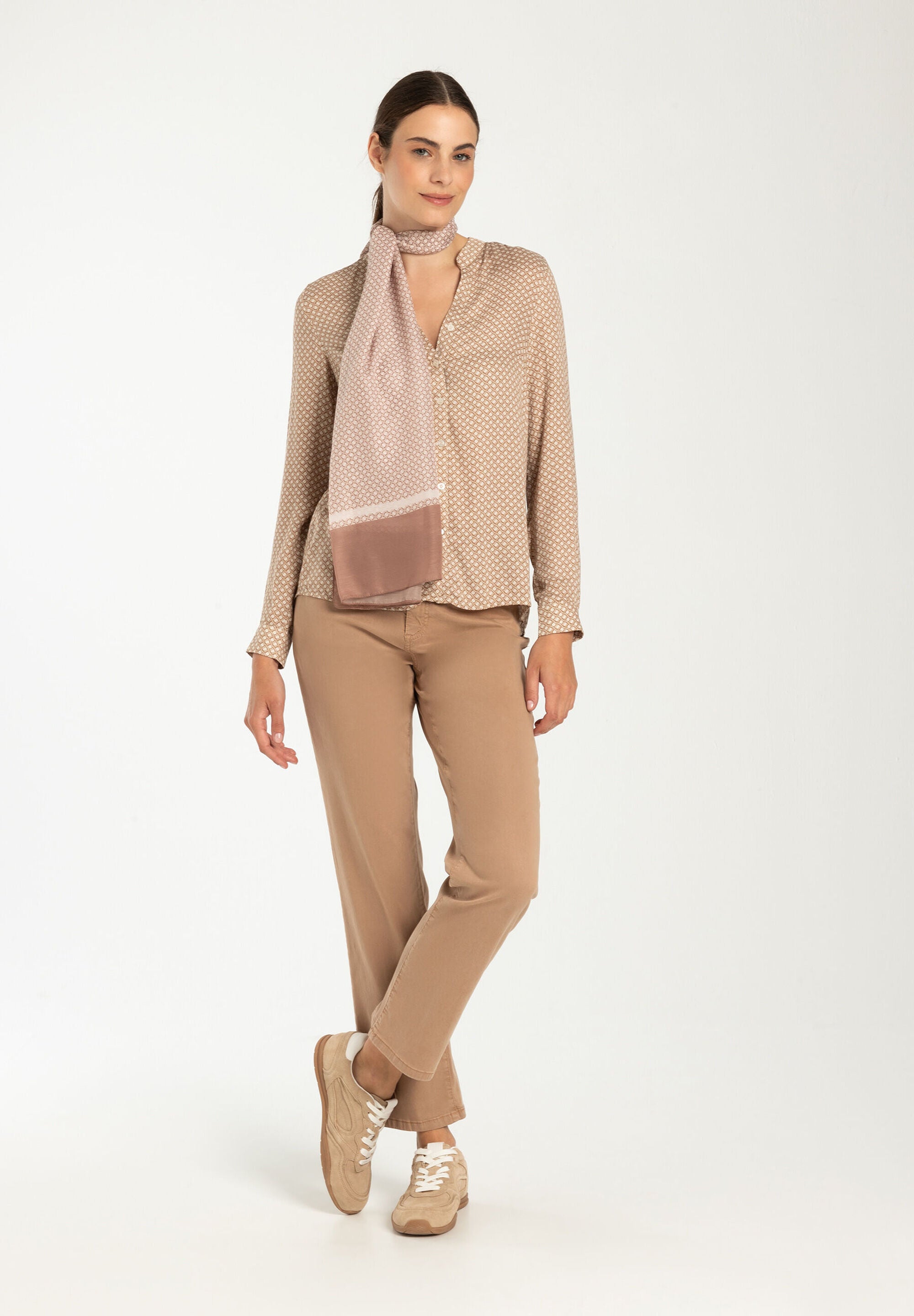 Blouse en viscose imprimé minimal MORE & MORE