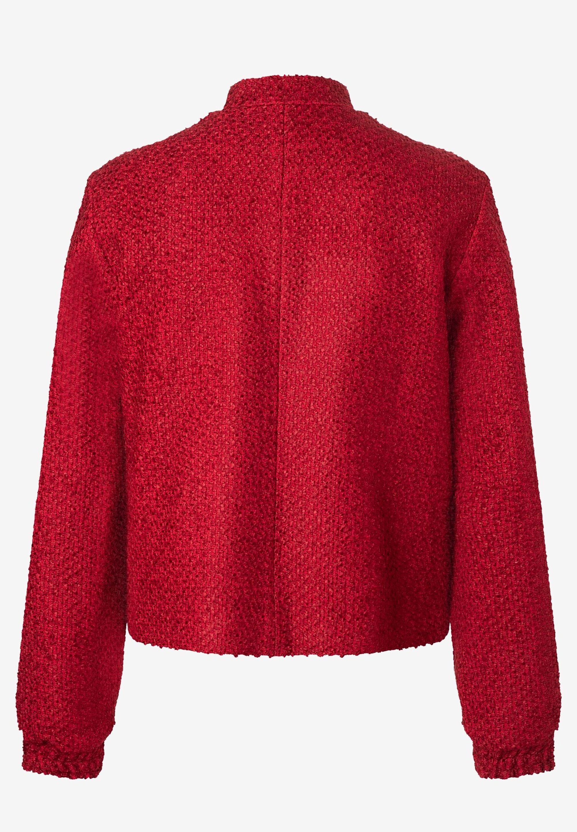 Blouson bouclé rouge MORE & MORE