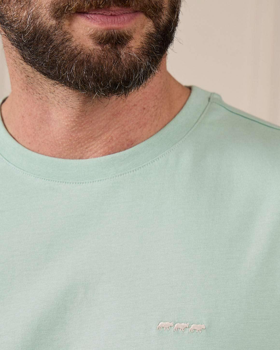T-shirt vert eau MISE AU GREEN