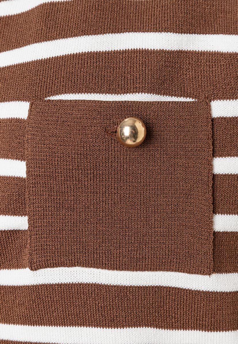 Gilet en tricot rayé MORE&MORE