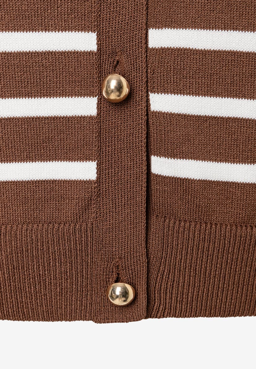 Gilet en tricot rayé MORE&MORE