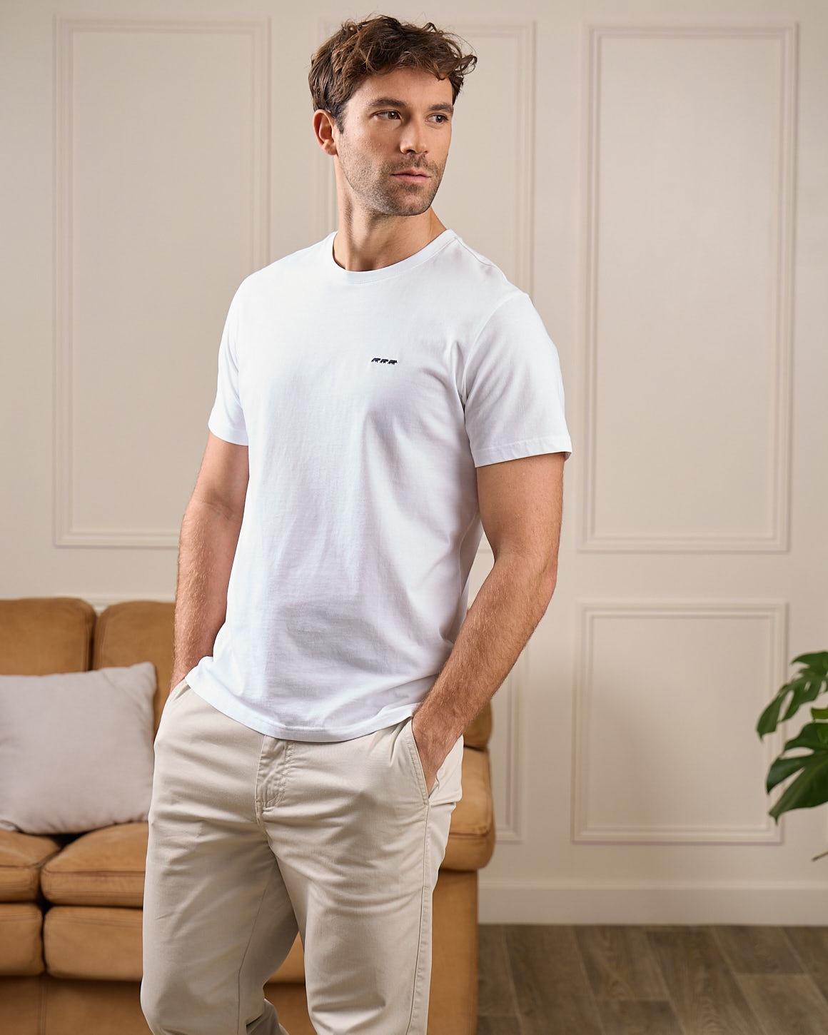 T-shirt blanc MISE AU GREEN