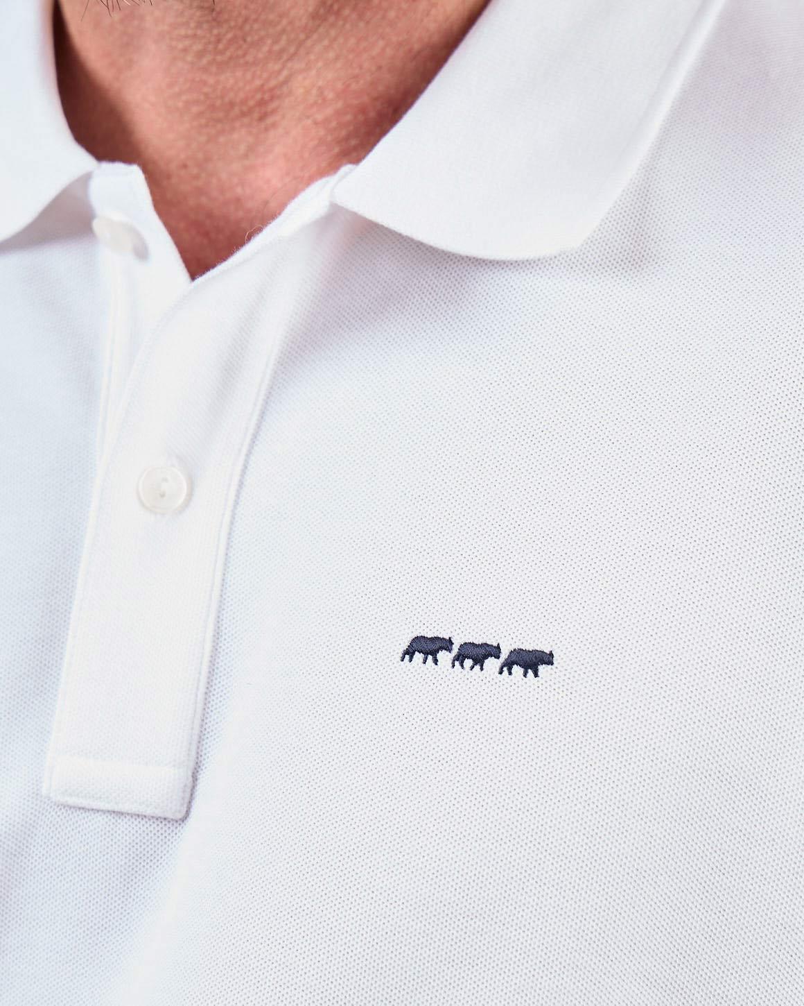 Polo blanc MISE AU GREEN