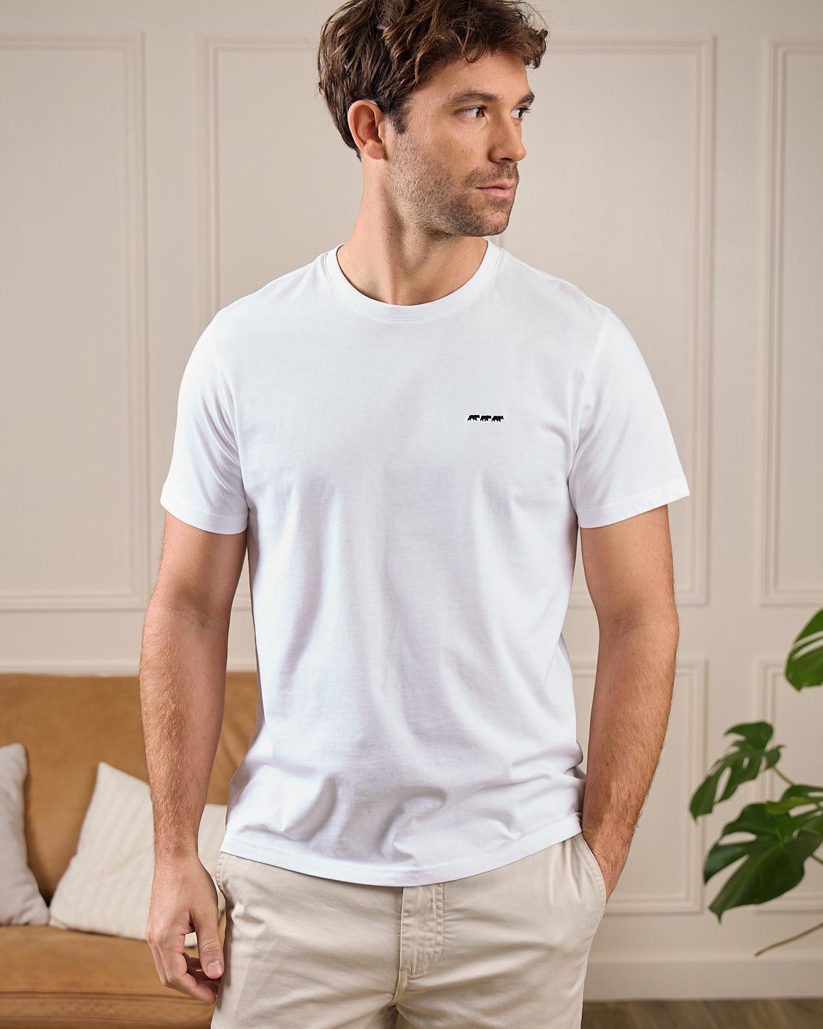 T-shirt blanc MISE AU GREEN