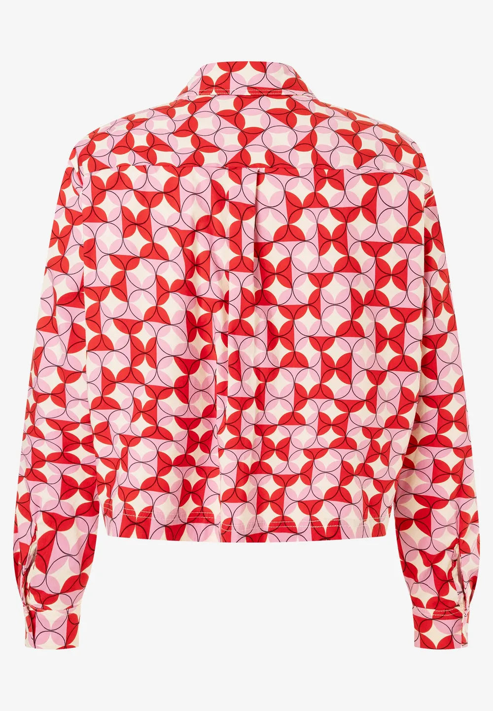 Veste chemisier imprimé rose et rouge MORE & MORE