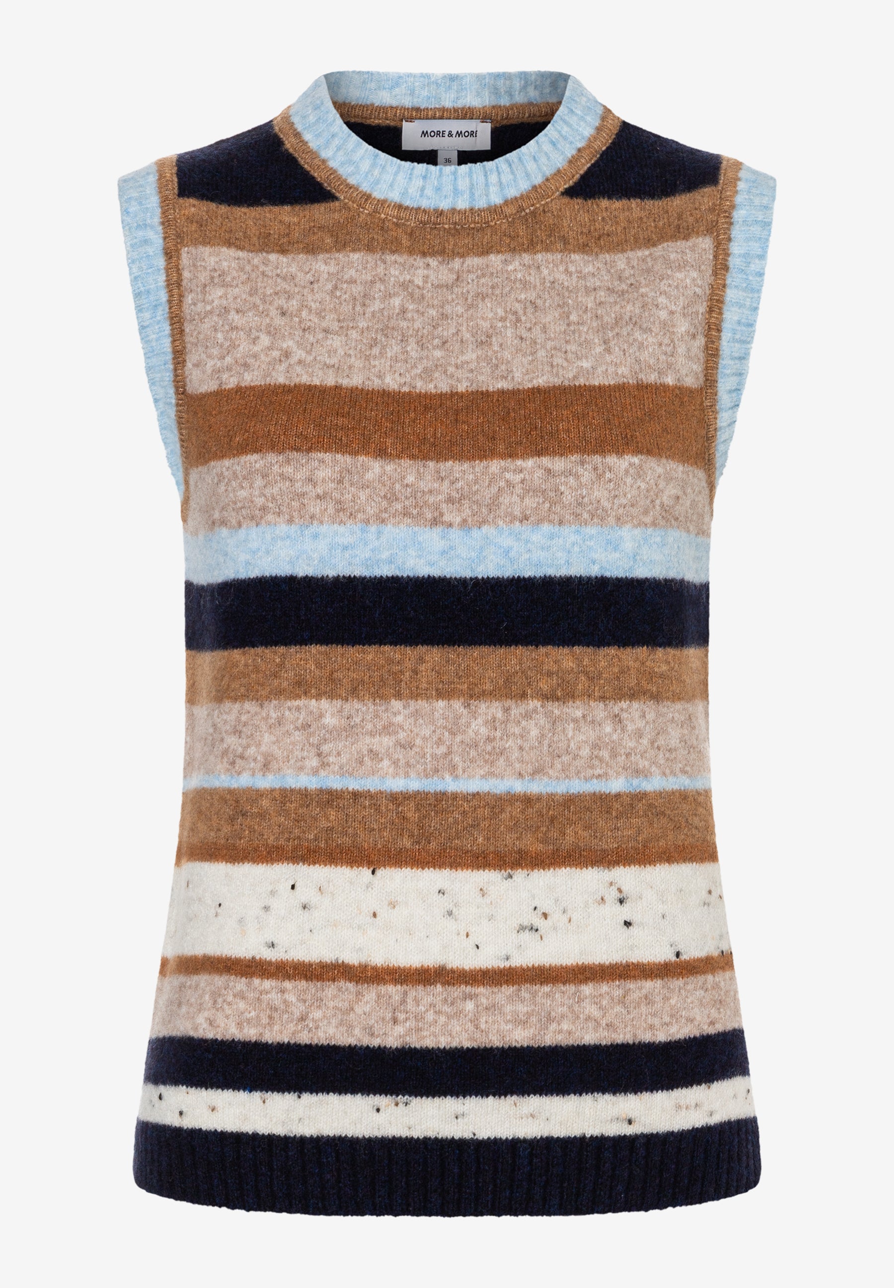 Pull rayé sans manches More & More