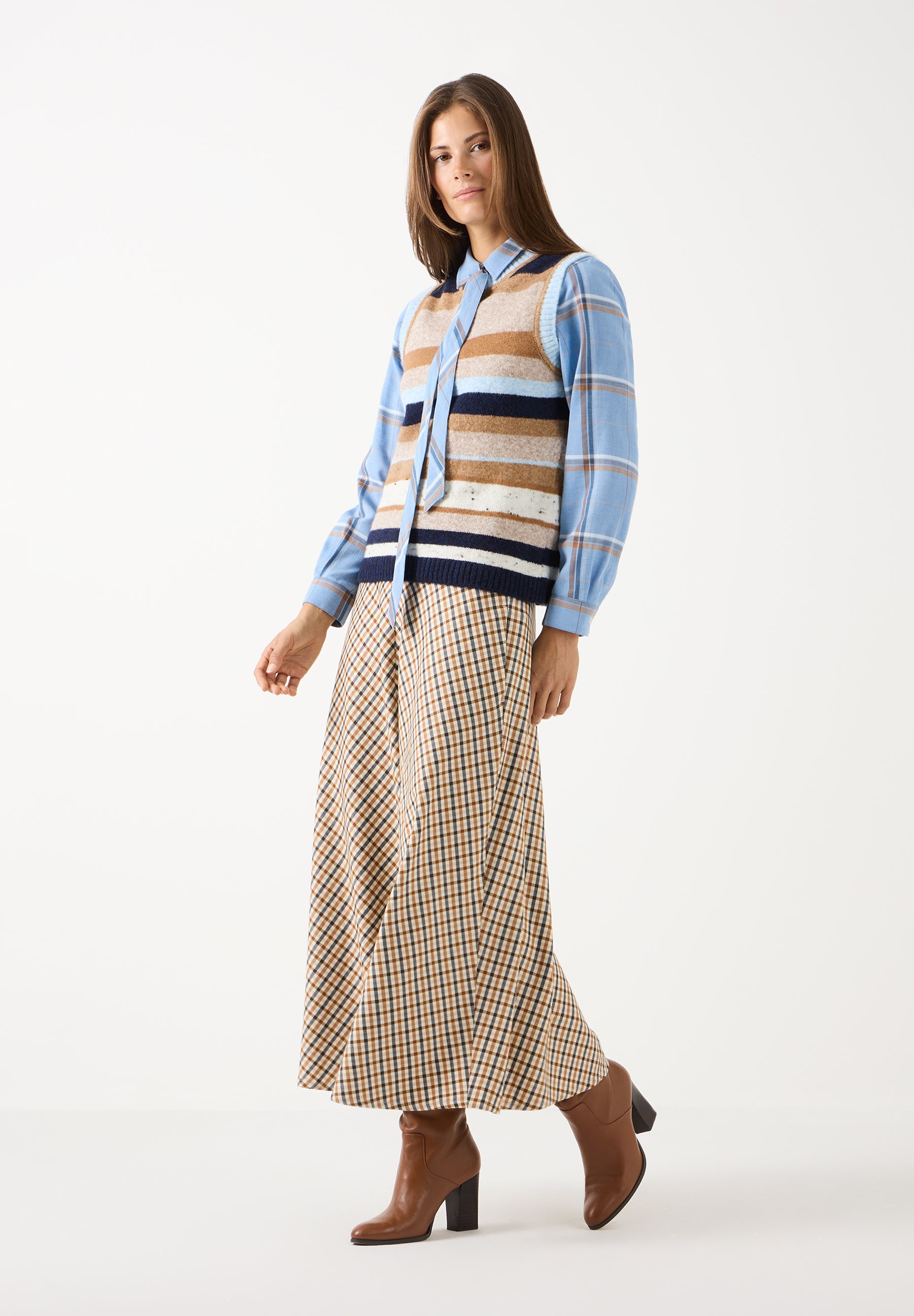 Pull rayé sans manches More & More