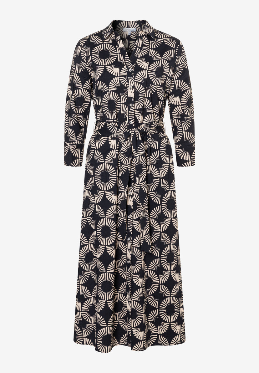 Robe chemise longue imprimée MORE & MORE