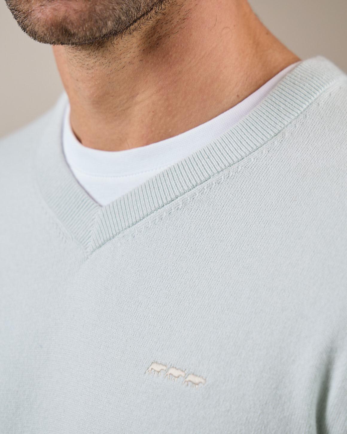 Pull vert eau MISE AU GREEN